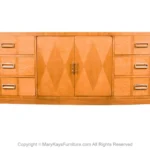 Mid Century Dresser Credenza Diamond Front