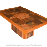 Paul Kingma Style Brutalist Coffee Table Slate Craft South Africa