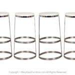 Aro Swivel Bar Stools Four by Lievore Altherr Molina for Bernhardt Design