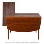 Mid-Century Kipp Stewart Drexel Declaration Drop Leaf Dining Table One Leaf