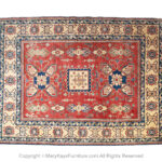 Kazak Wool Rug Hand Knotted