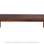 Mid-Century Slat Bench Coffee Table George Nelson Style