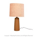 1960s Gordon Jane Martz Marshall Studios Incised Table Lamp