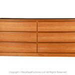 Danish Denmark Mid Century Modern Long Teak Dresser