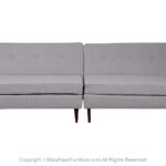 Mid-Century Pair of Loveseat Settee Sofas