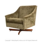 Mid Century Adrian Pearsall Style Swivel Armchair