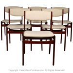 Mid Century Sculptural Rosewood Dining Chairs